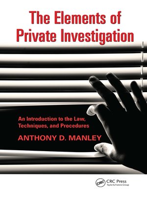 cover image of The Elements of Private Investigation